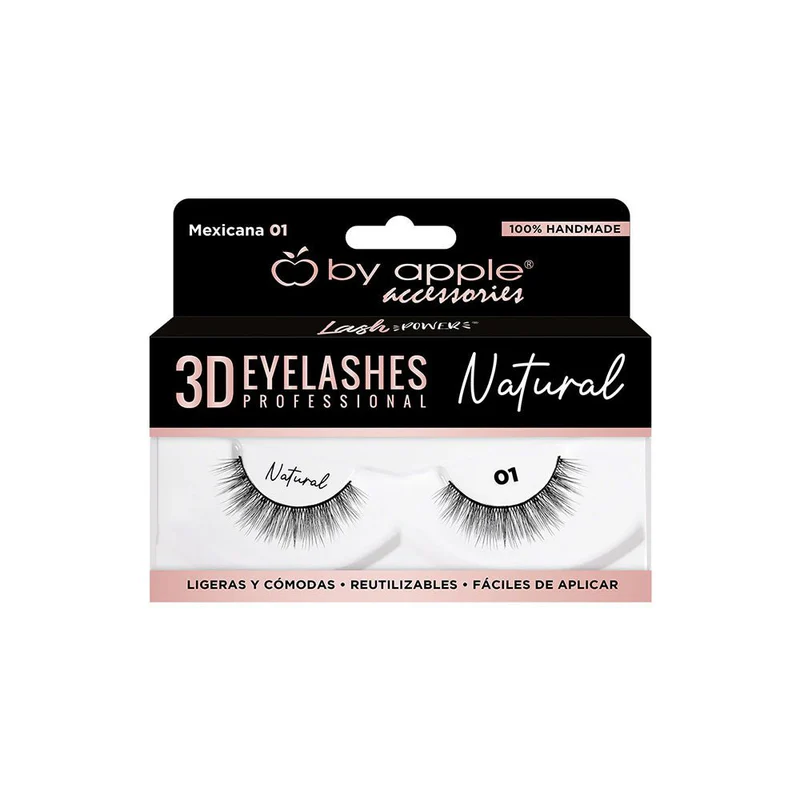 Pestañas 3D Eyelashes Professional Natural By Apple Accessories