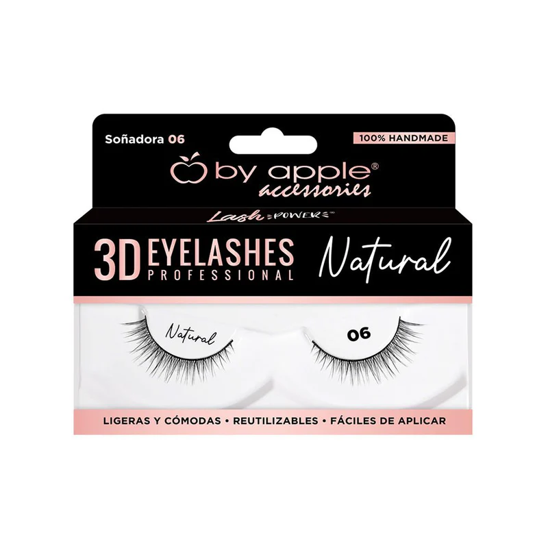 Pestañas 3D Eyelashes Professional Natural By Apple Accessories - Imagen 5