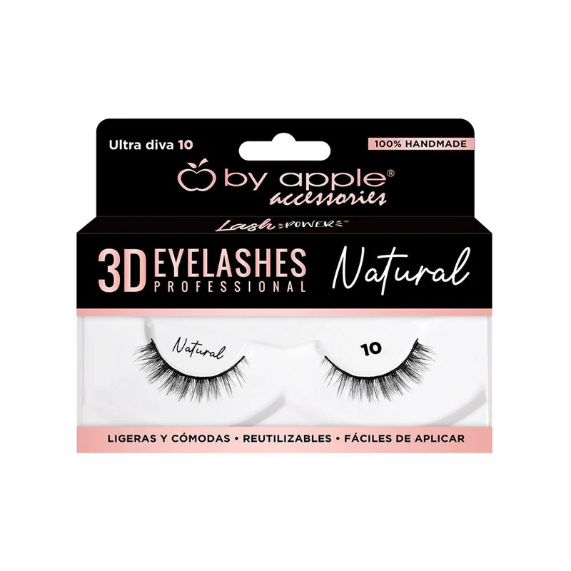 Pestañas 3D Eyelashes Professional Natural By Apple Accessories - Imagen 7