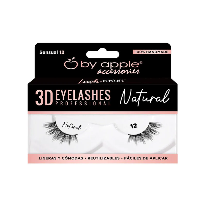 Pestañas 3D Eyelashes Professional Natural By Apple Accessories - Imagen 9