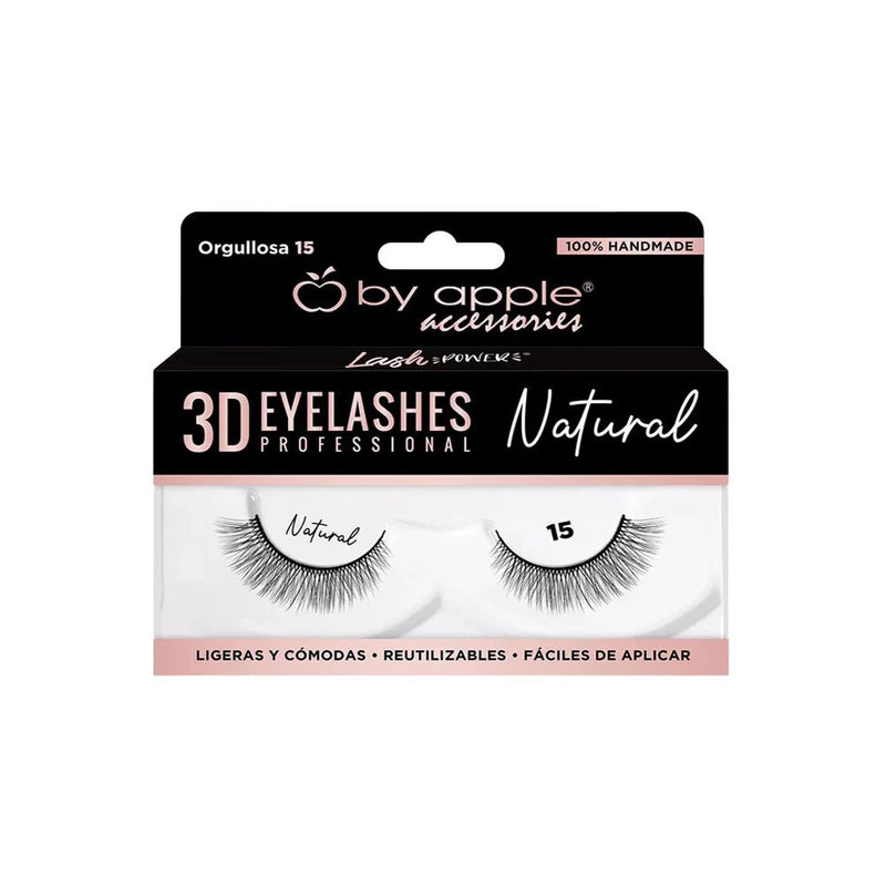 Pestañas 3D Eyelashes Professional Natural By Apple Accessories - Imagen 11