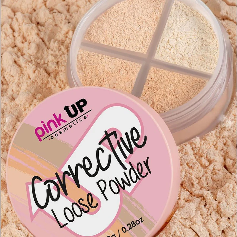 Polvo para Rostro Corrective Loose Powder Pink Up