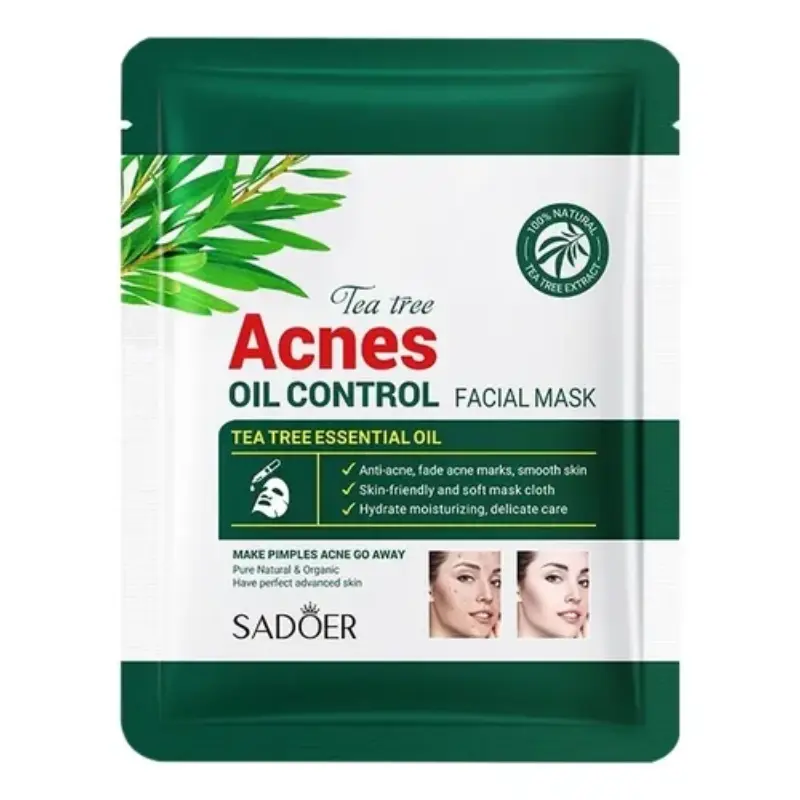 Mascarilla Facial Control de Acné Tea Tree Sadoer